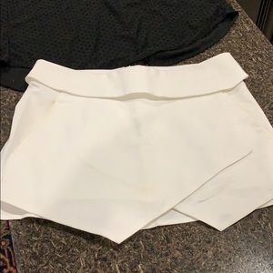 White skort (shorts looks like skirt)